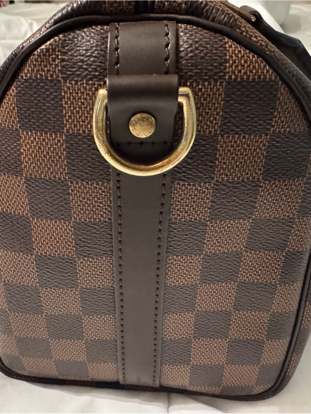 Louis Vuitton Damier Ebene Speedy 25 Bandolier - Picture 7 of 16